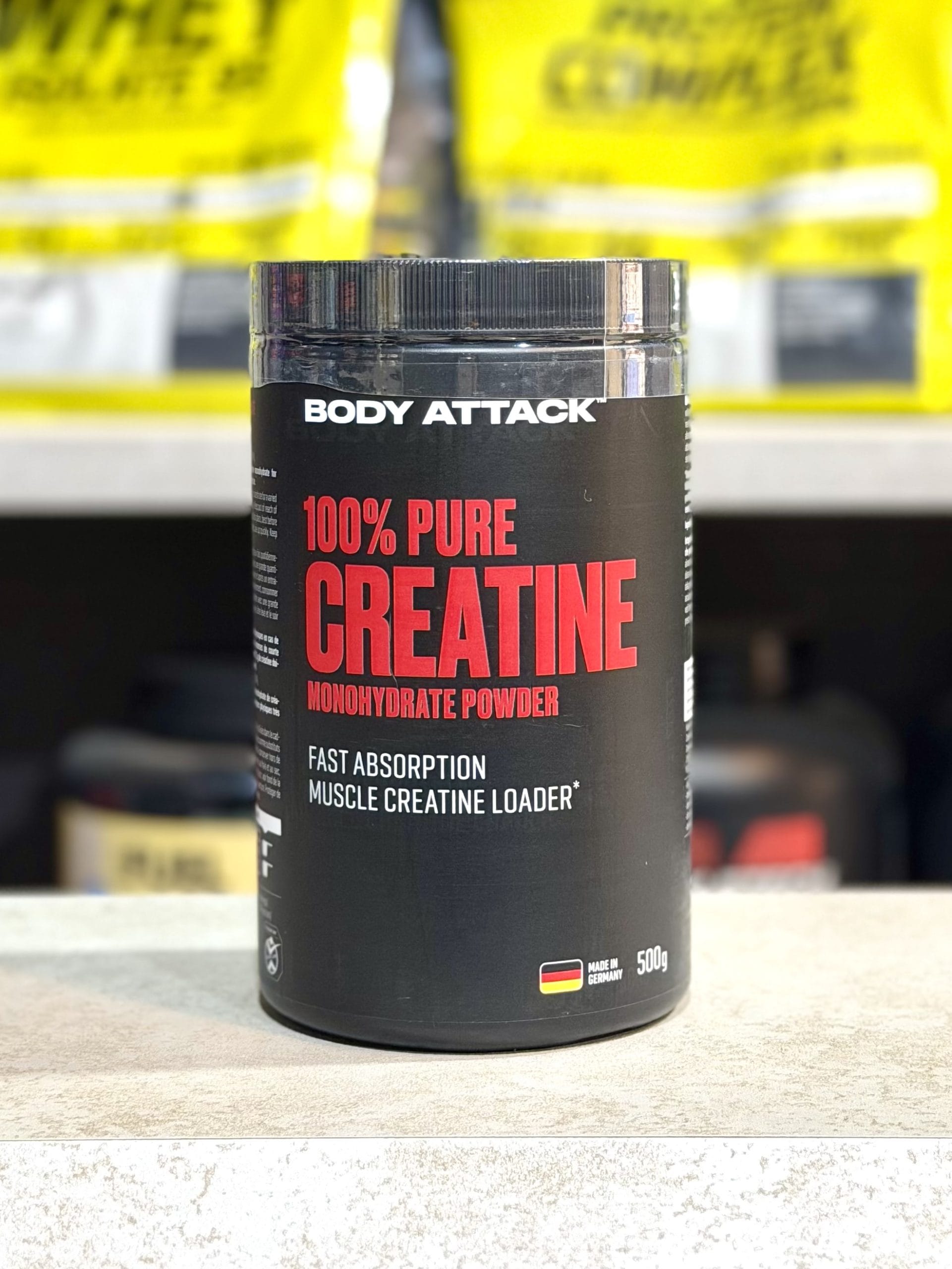 کراتین مونوهیدرات بادی اتک ۵۰۰گرم